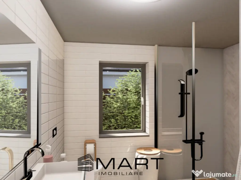 Casă modernă, parter, la cheie – în inima Tărlungenilo 