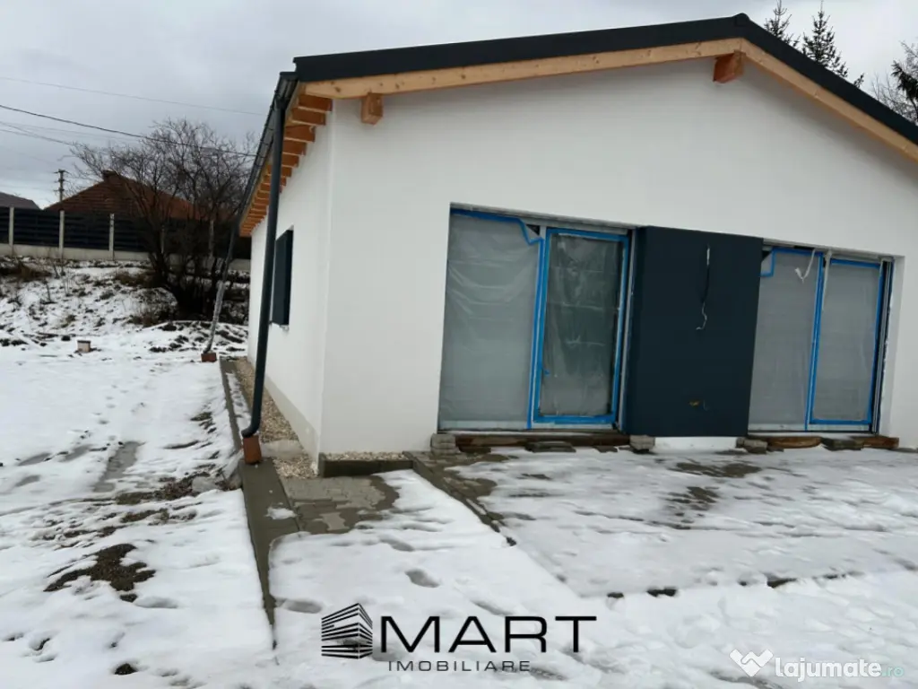 Casă modernă, parter, la cheie – în inima Tărlungenilo 