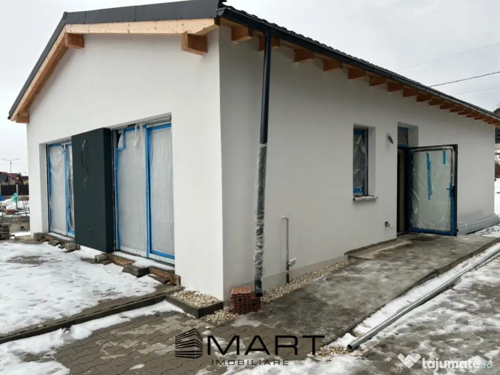 Casă modernă, parter, la cheie – în inima Tărlungenilo 