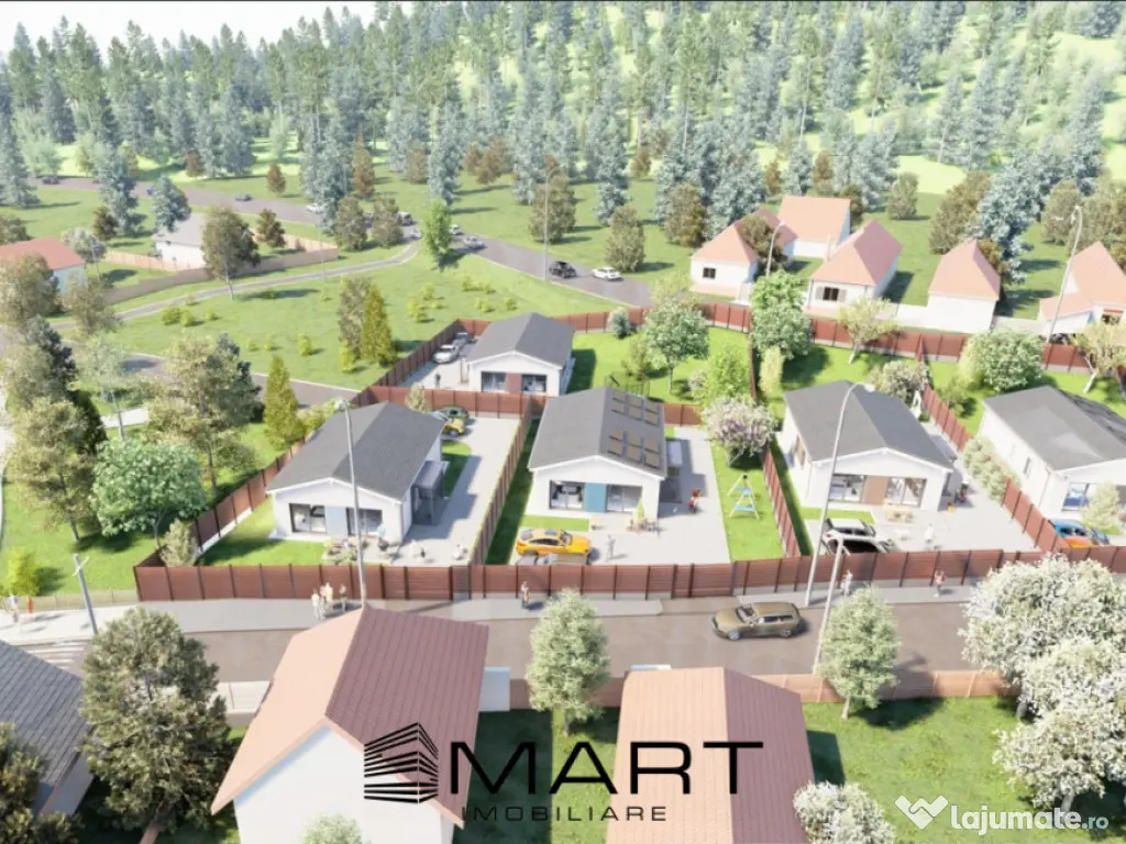 Casă modernă, parter, la cheie – în inima Tărlungenilo 