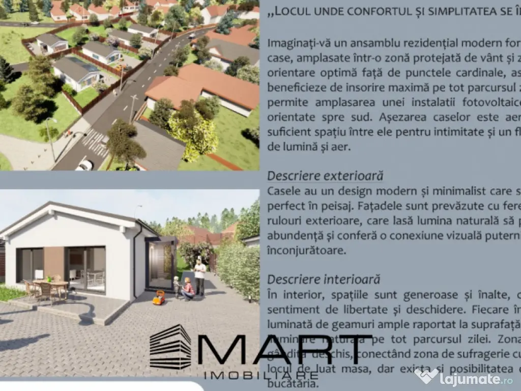 Casă modernă, parter, la cheie – în inima Tărlungenilo 