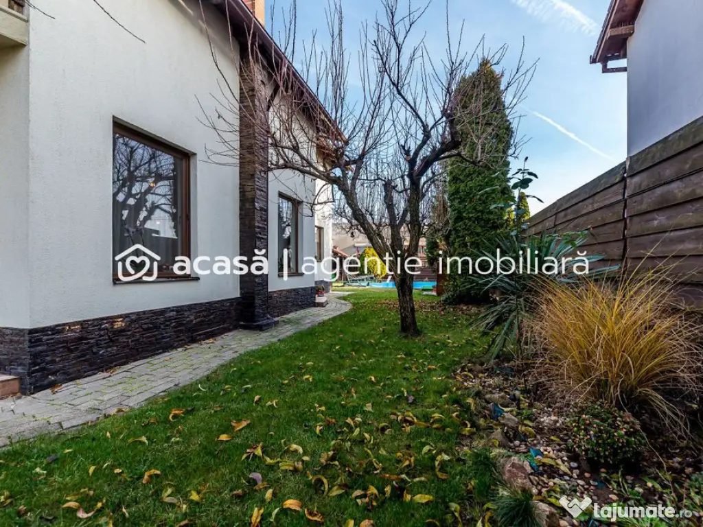 VILĂ MODERNĂ CU PISCINĂ, SAUNĂ- COMISION 0% – ARADU... 