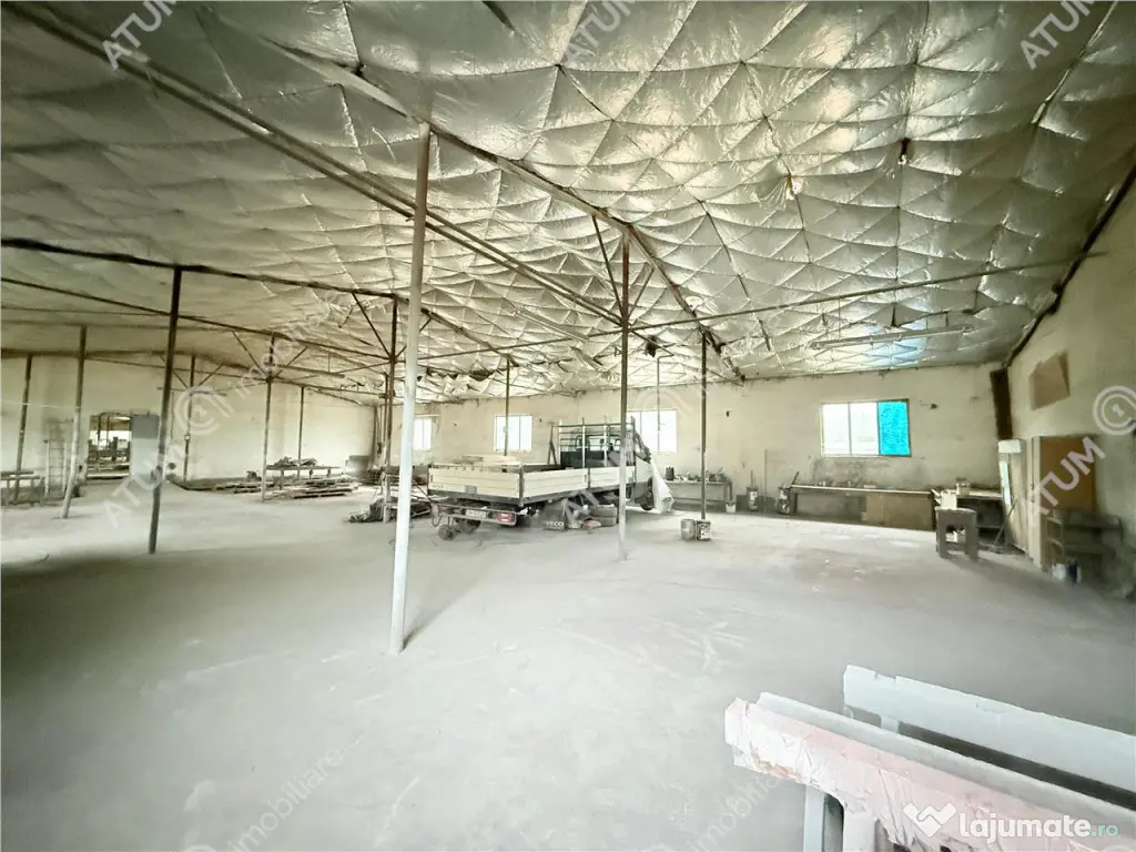Hala industriala 1200 mp utili de inchiriat in Cisnadie 