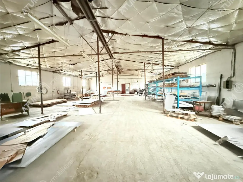 Hala industriala 1200 mp utili de inchiriat in Cisnadie 