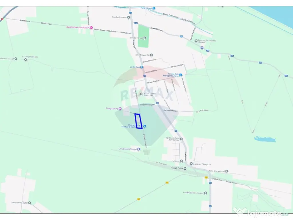 Teren intravilan industrial de vânzare - 9505 mp - Tileagd 
