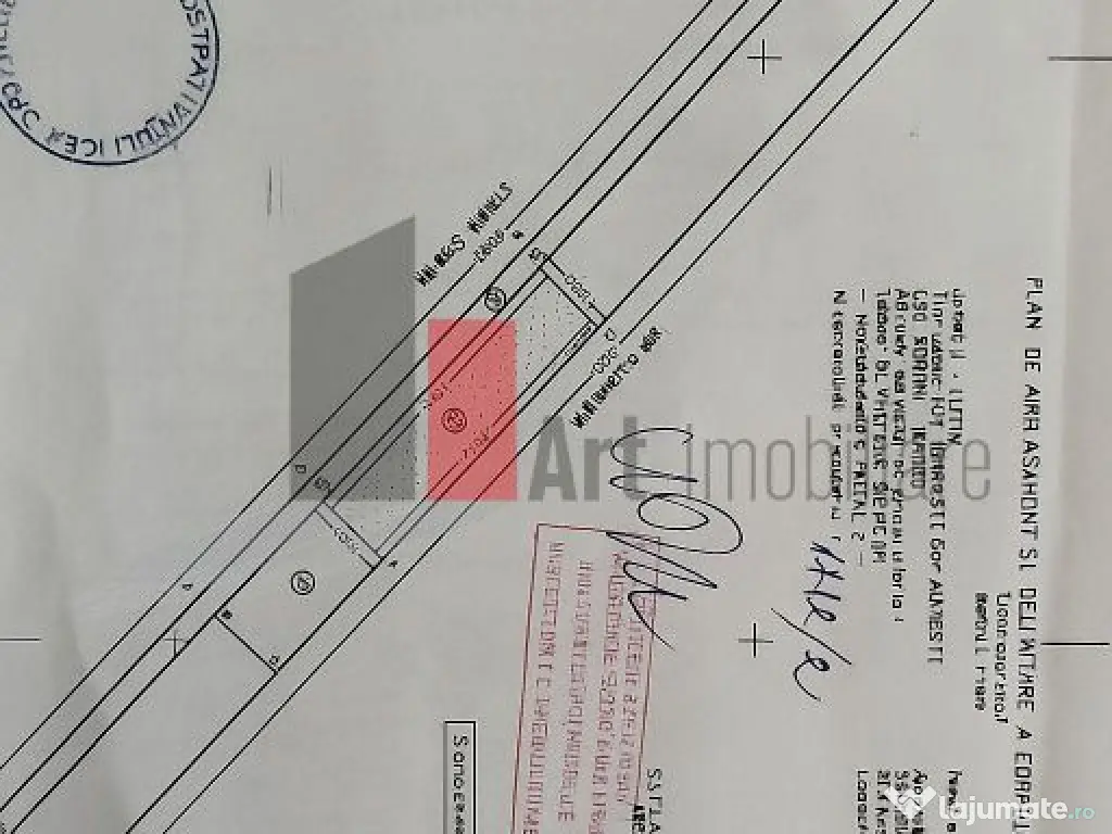 LOT 783 MP / OFERTA Teren Domnesti/ Teghes 