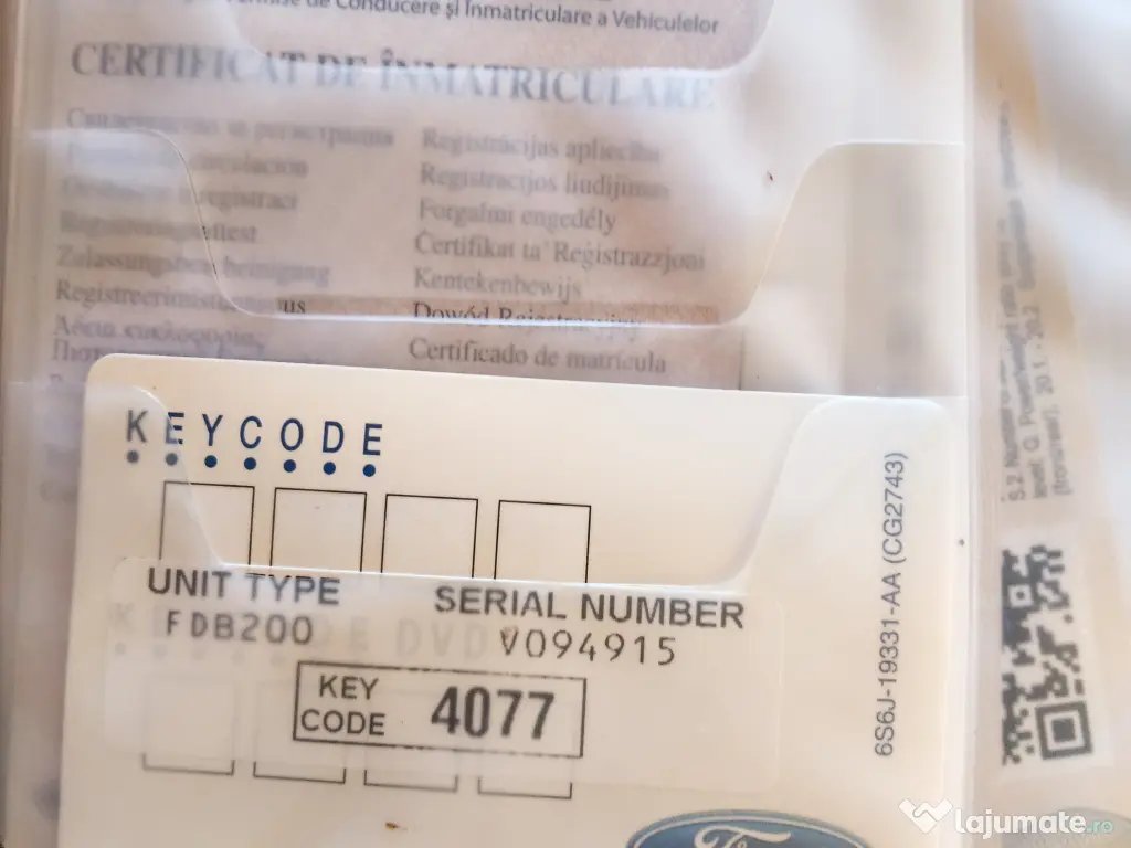 Ford Fiesta 1.3 benzina 2007 avariata