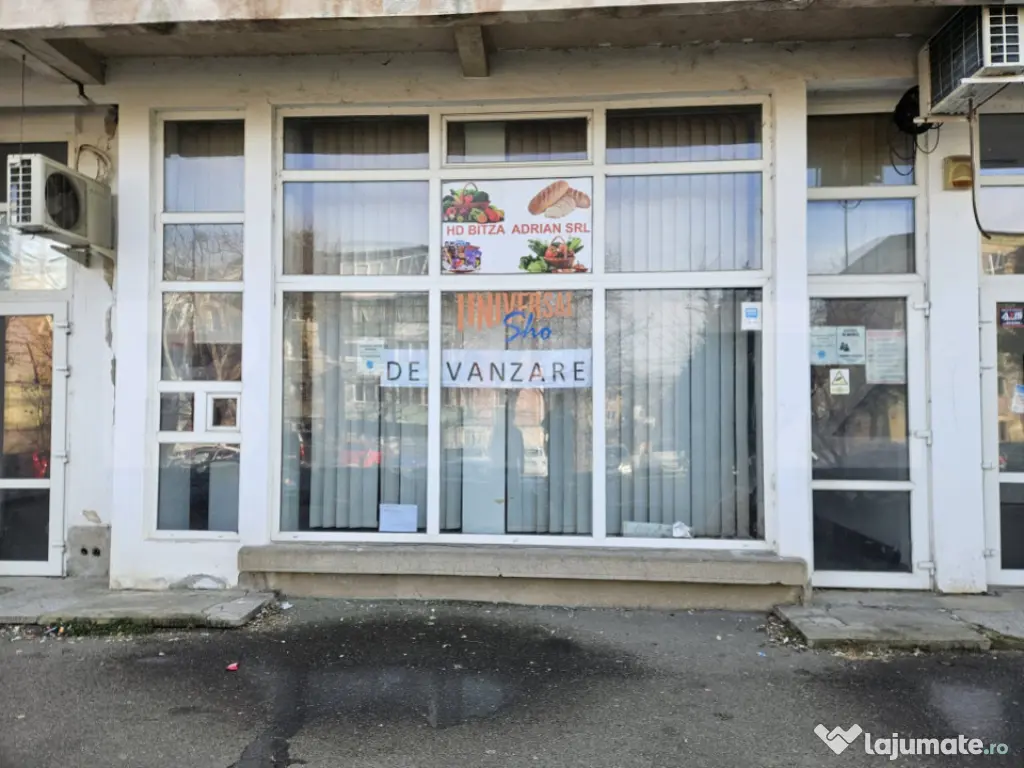 Spațiu comercial 100 mp, parter, cu vitrină – Hunedoara,