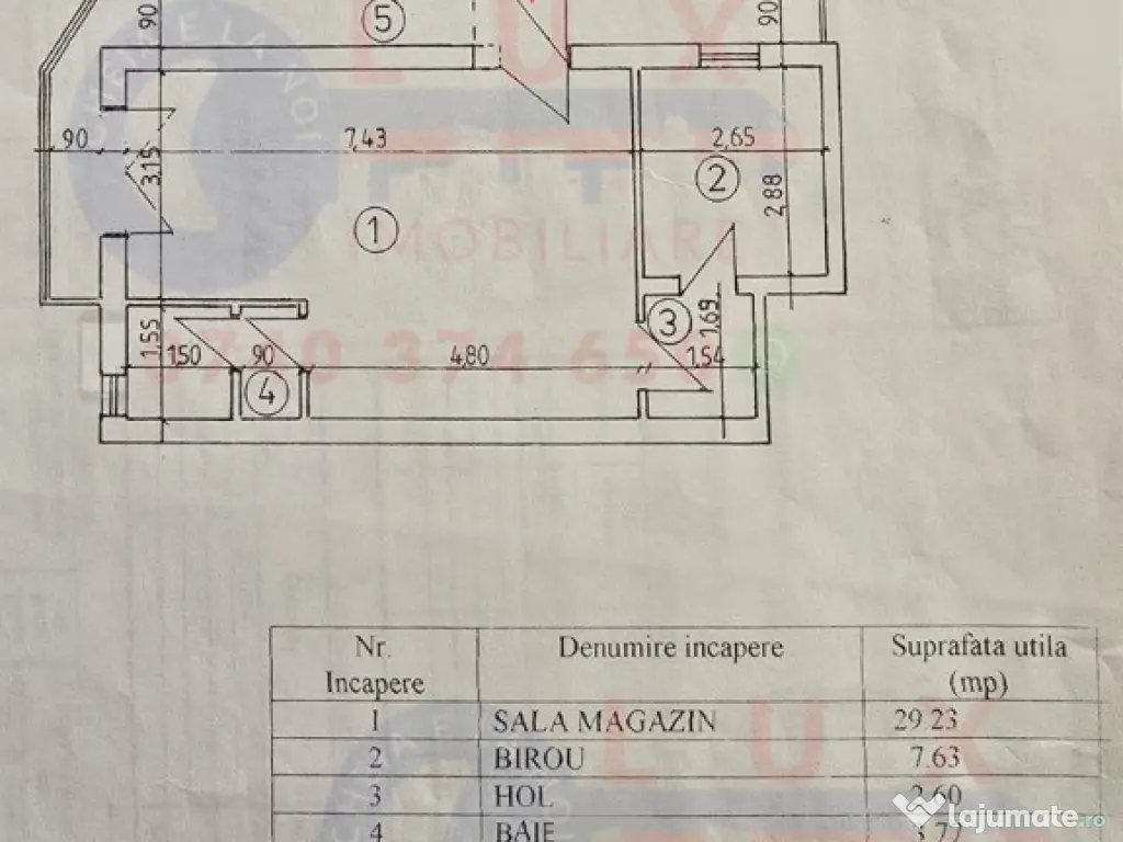 ID 6152 Spațiu comercial - DE VÂNZARE - Strada Isaccei