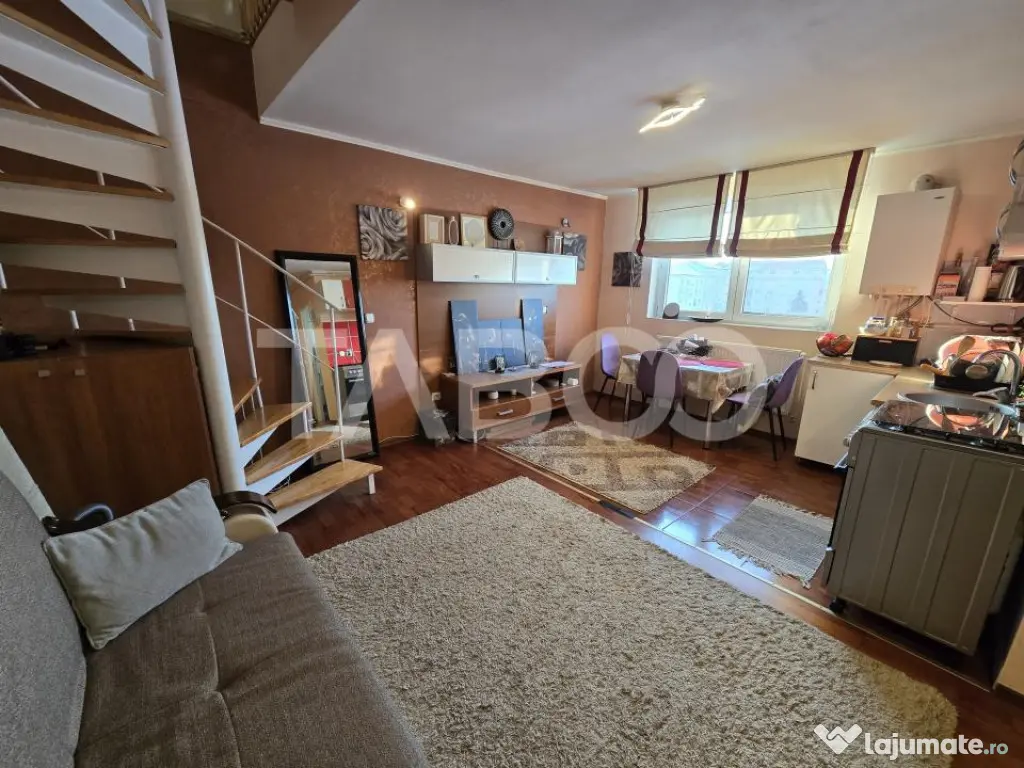 Apartament 3 camere de vanzare mobilat Valea Aurie Sibiu Com