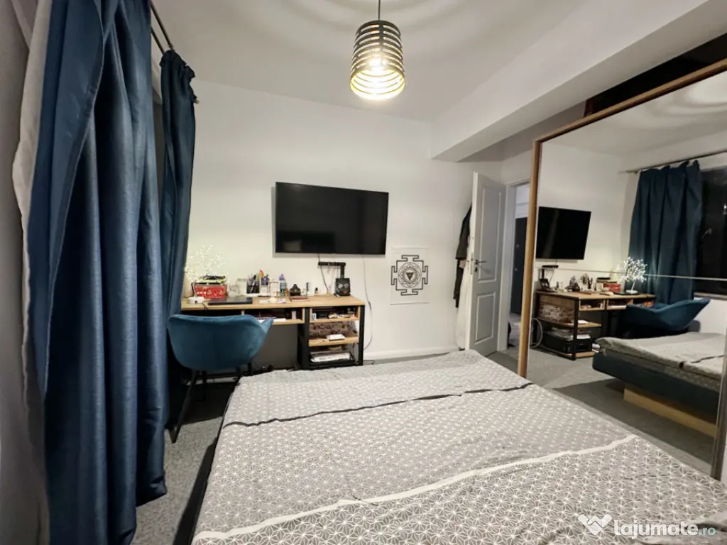 2 camere OS, bloc nou, partial mobilat si utilat, zona Pepin 