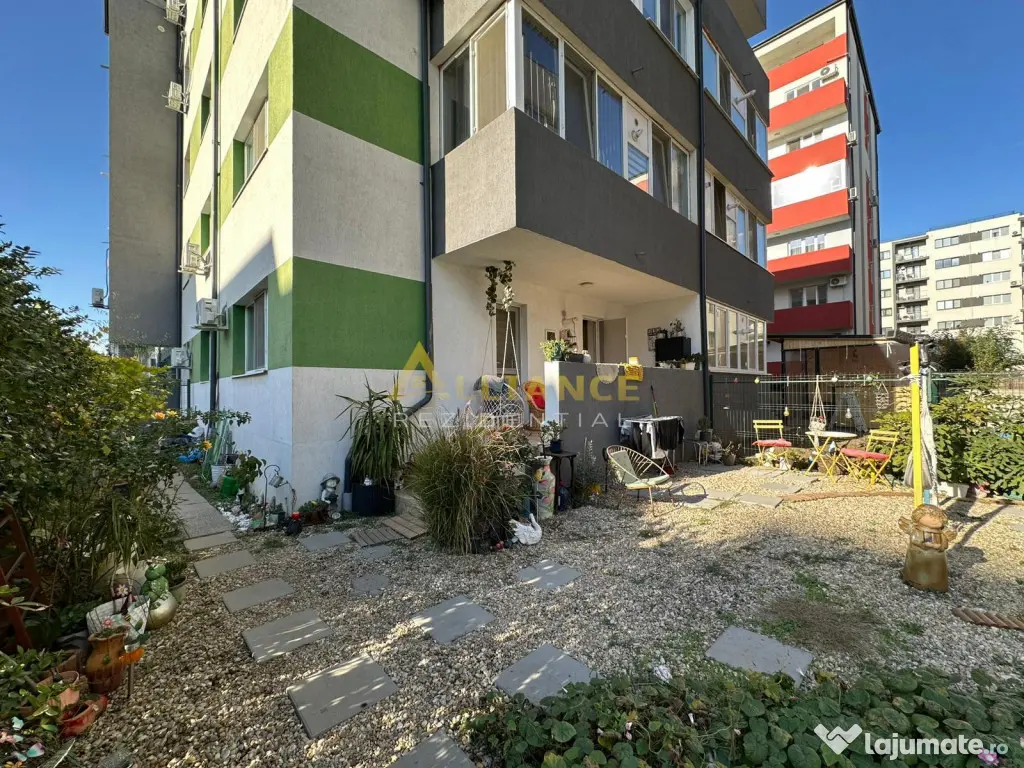 Apartament 2 camere decomandat gradina 51mp - Mobilat/Util 