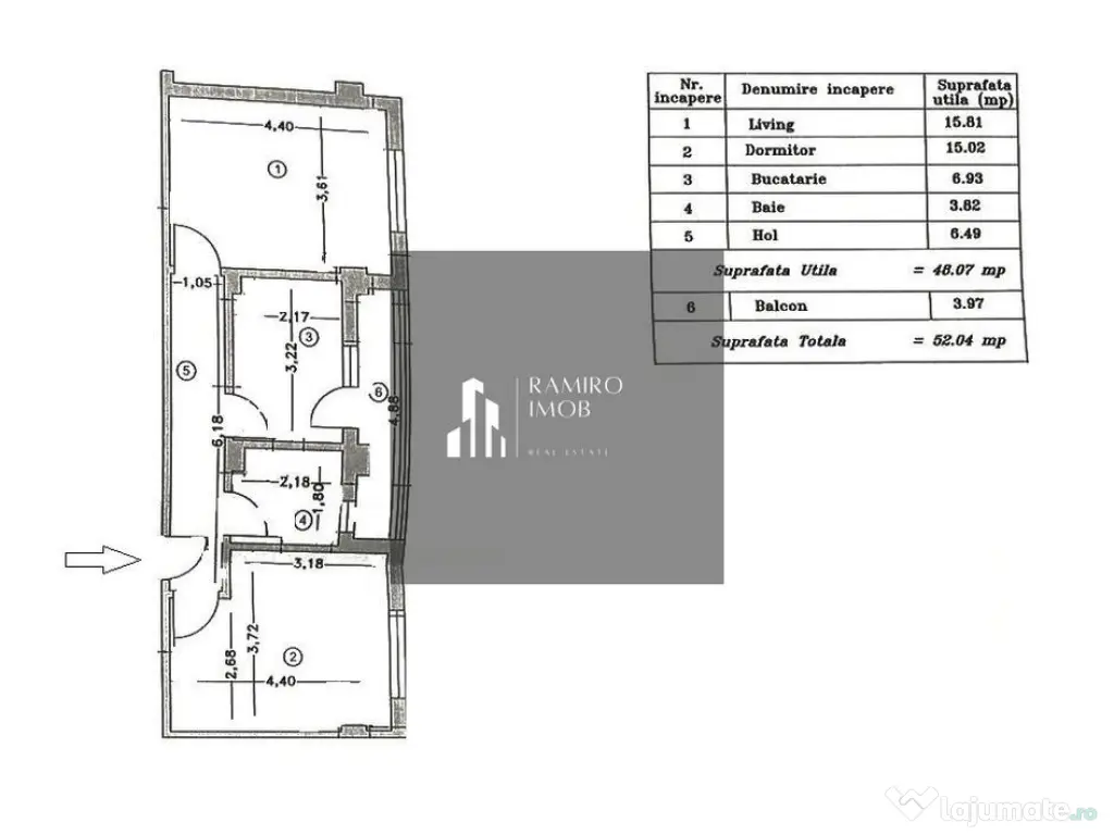 2 Camere Decomandat - Metalurgiei 