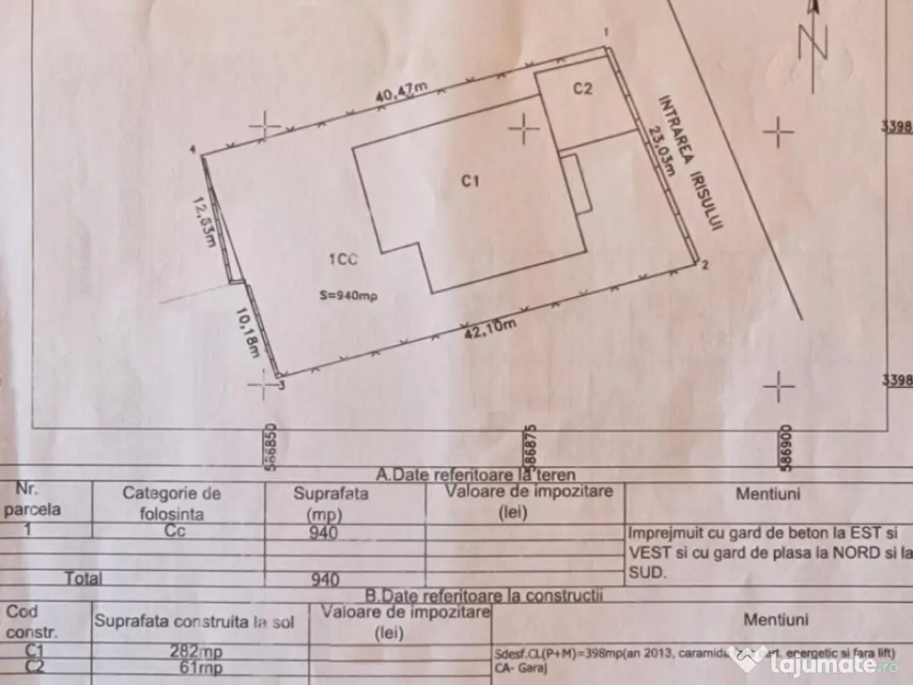 Vila P+1, 6 camere, teren 940mp, Otopeni-23 August 