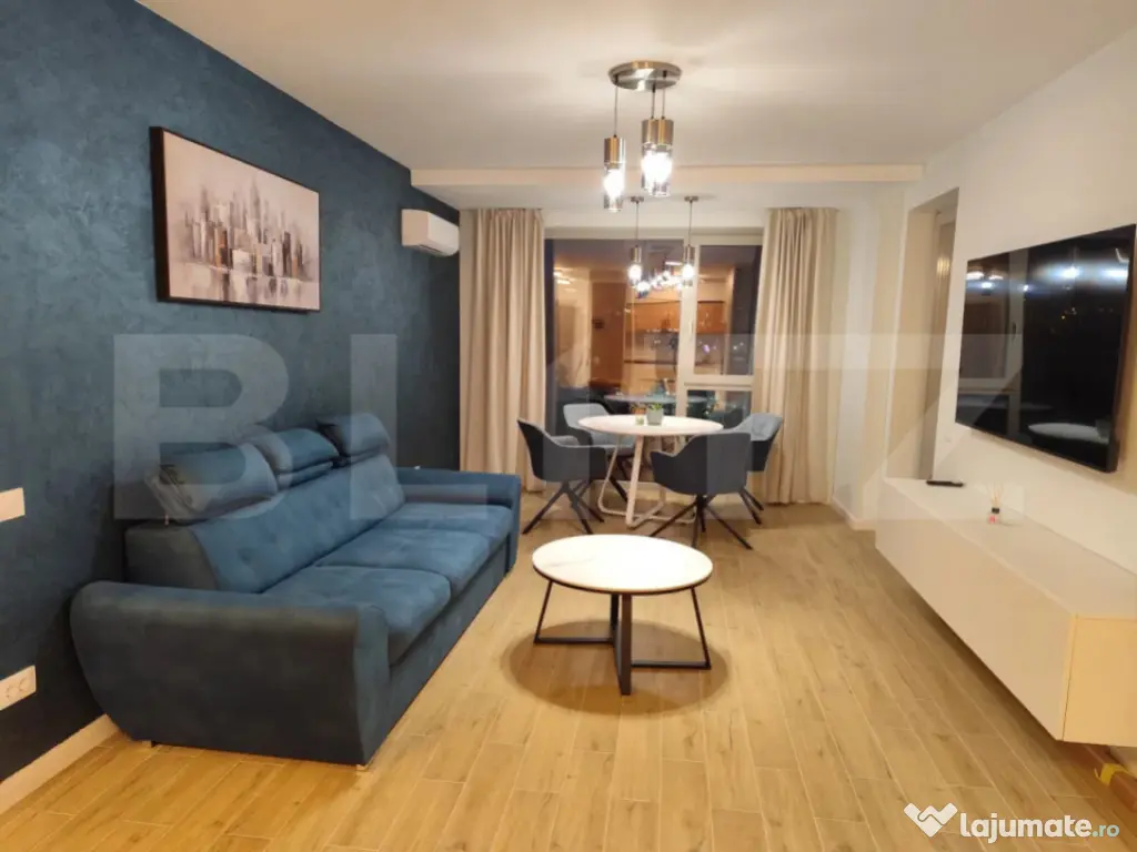 Apartament 2 camere, modern, etaj 4/6, parcare subterană, M
