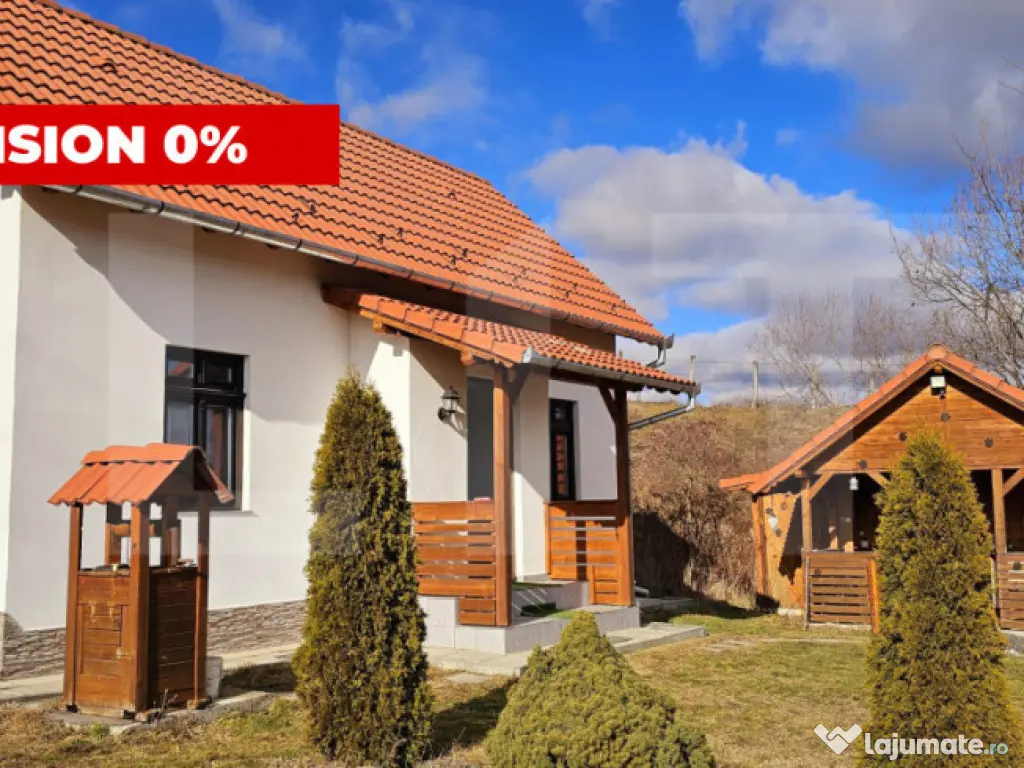 Oază de liniște în Arcus – casă P+M cu teren de 2000 m