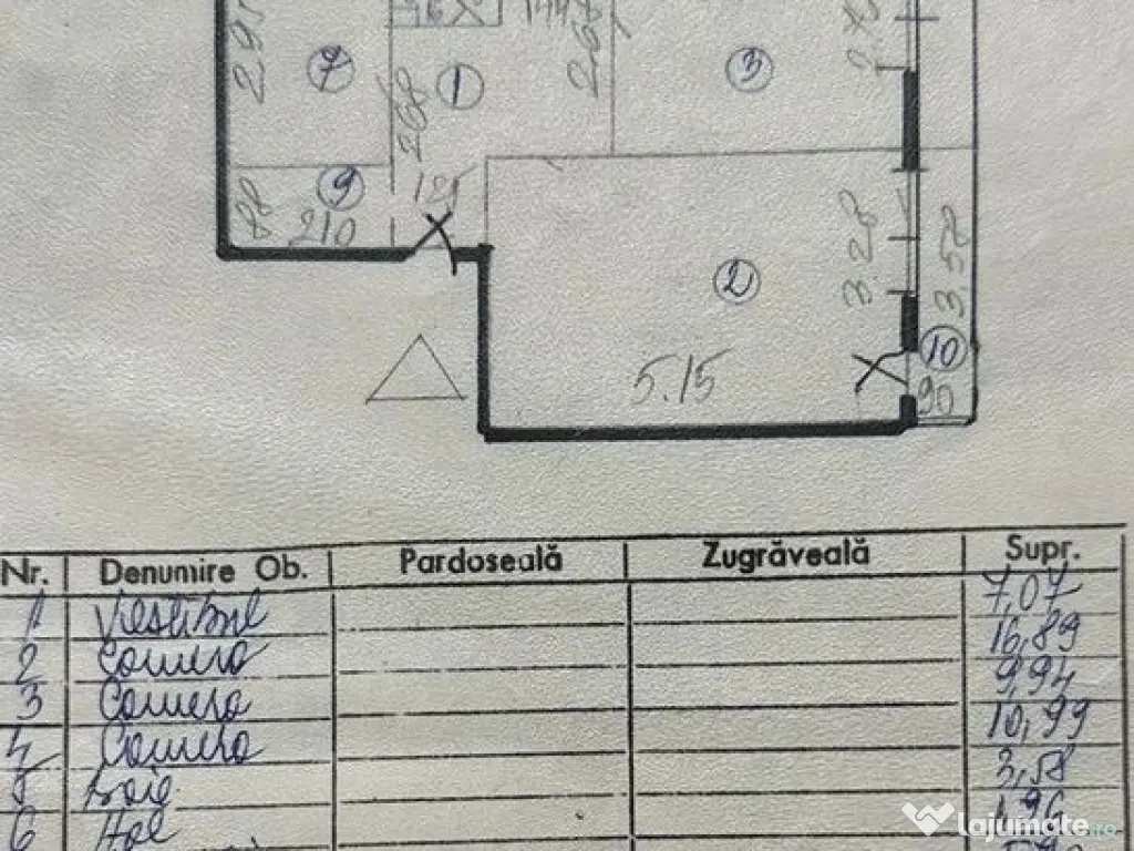 3cam.dec-1baie-disponibil imediat/Bvd Brancoveanu 130-132...