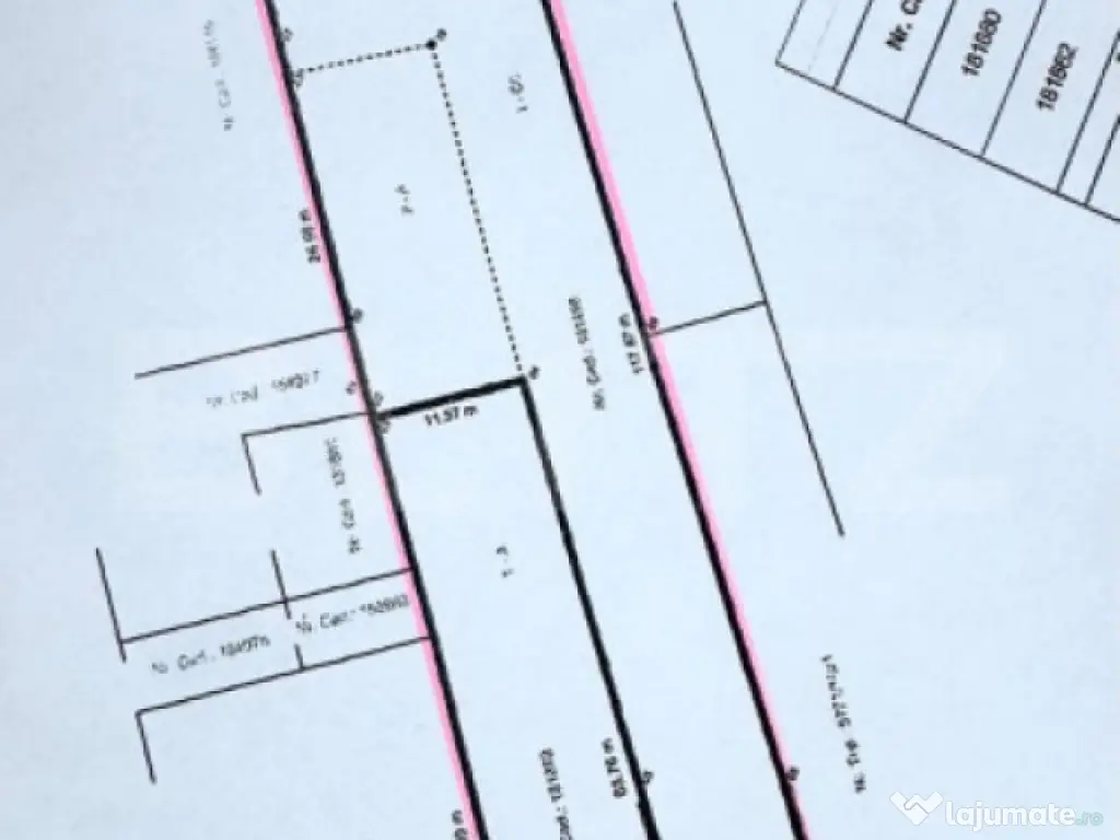 Teren pentru dezvoltare bloc – 3.000 mp, zona Răcădău.