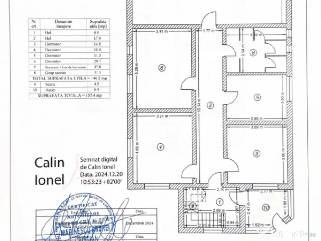 Cladire de birouri cu parcare privata 266 mp utili
