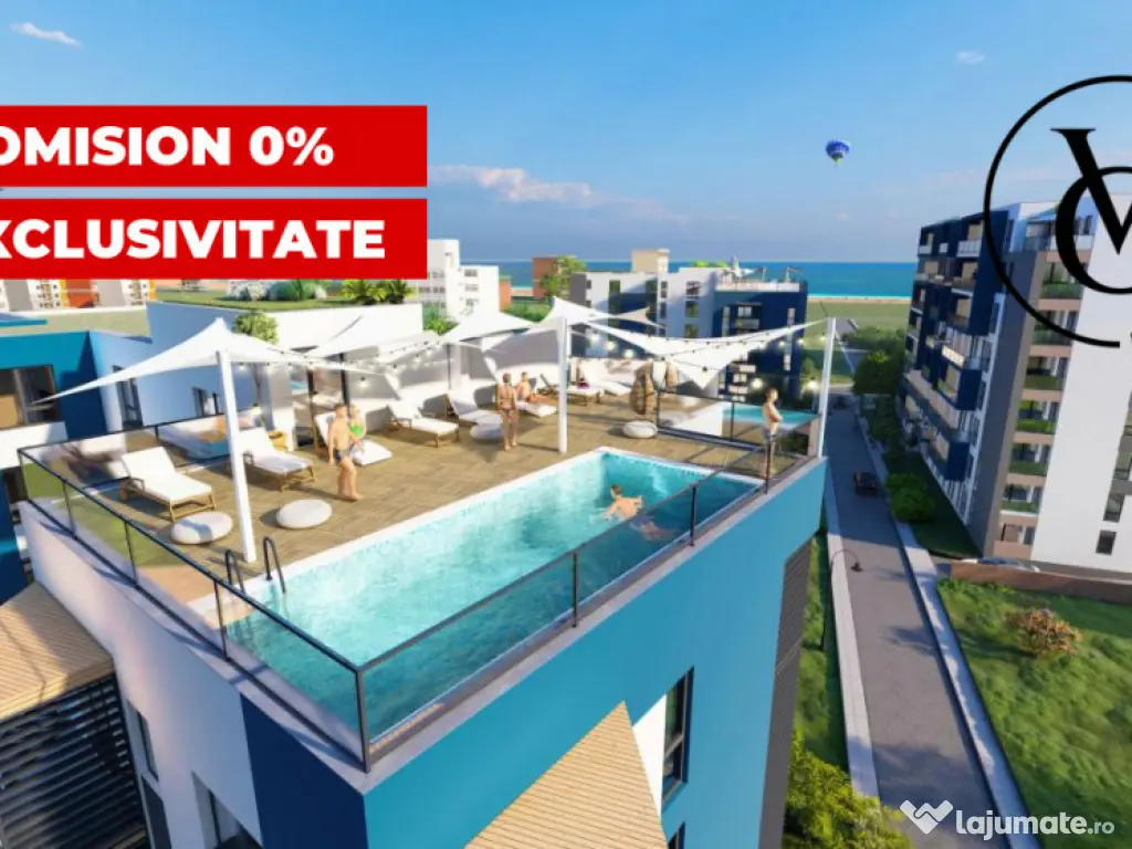 Apartament 2 camere - open space - Mamaia Nord - 2 minute de 