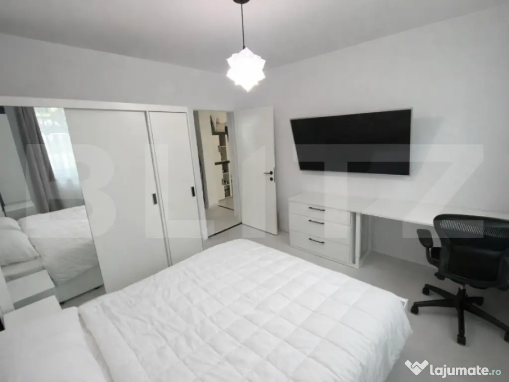 Apartament 2 camere, 45 mp, complet mobilat si utilat, Grigo