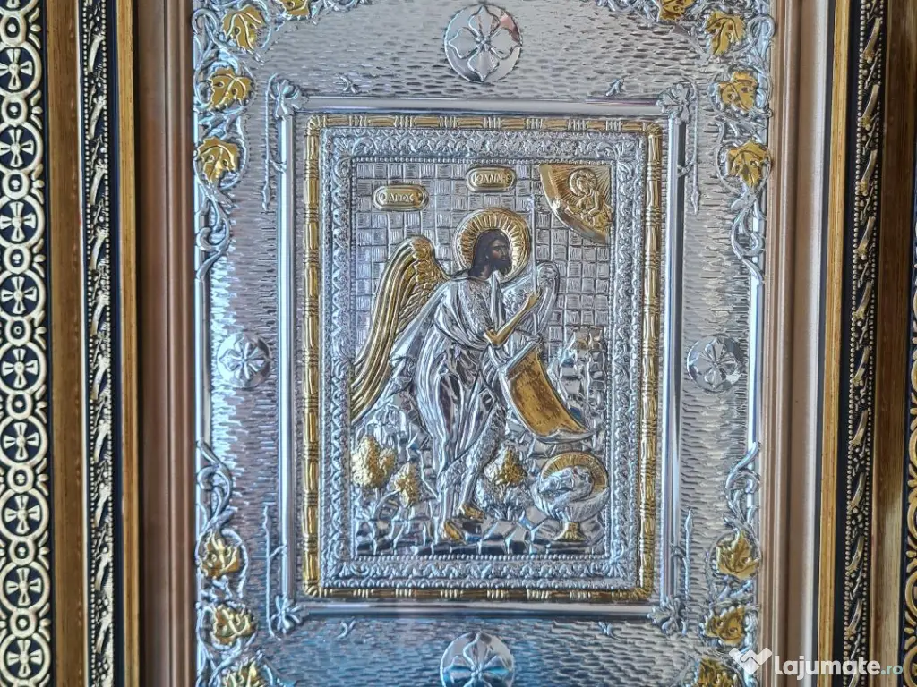 Icoane Argintate-C. Paraschieva,SF Treime,SF Ilie,SF Andrei,si altele Relief 3 D 