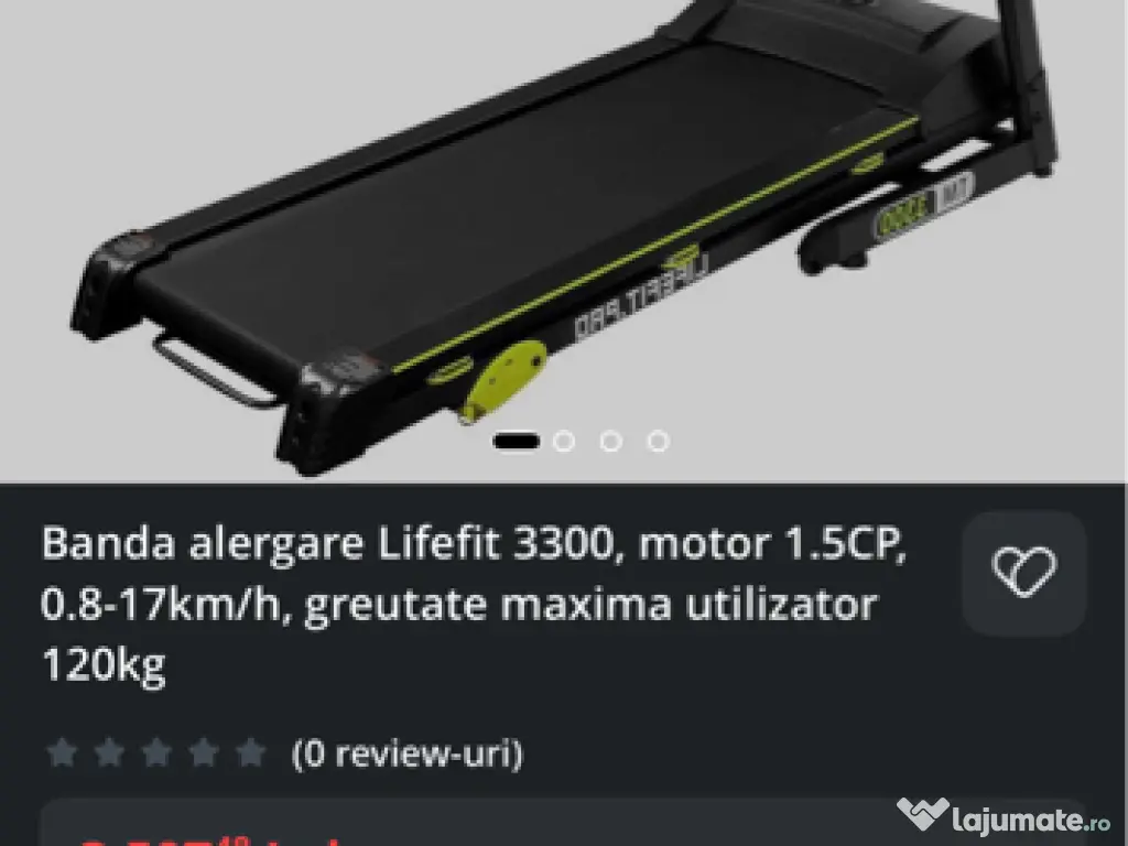 Vând bandă de alergat lifefit 3300 