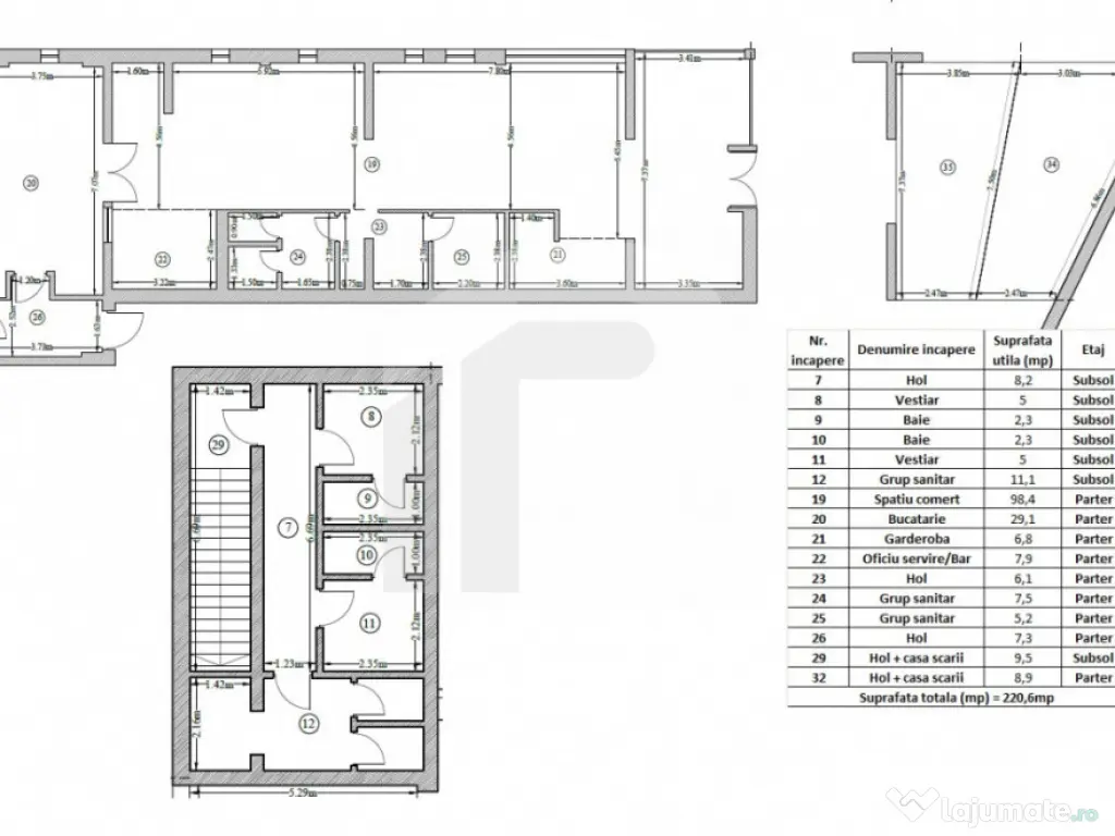 Spatiu Comerceial , parter bloc nou construit , zona Nerva T 