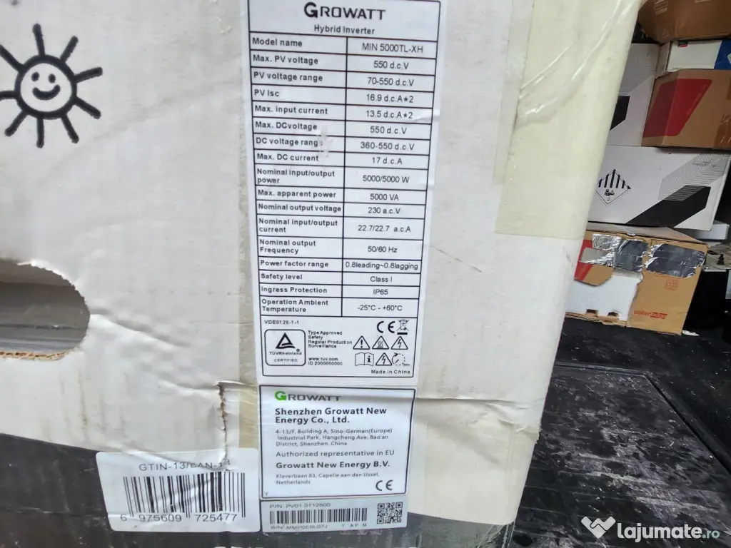 Inverter Growat MIN5000TL-XH 