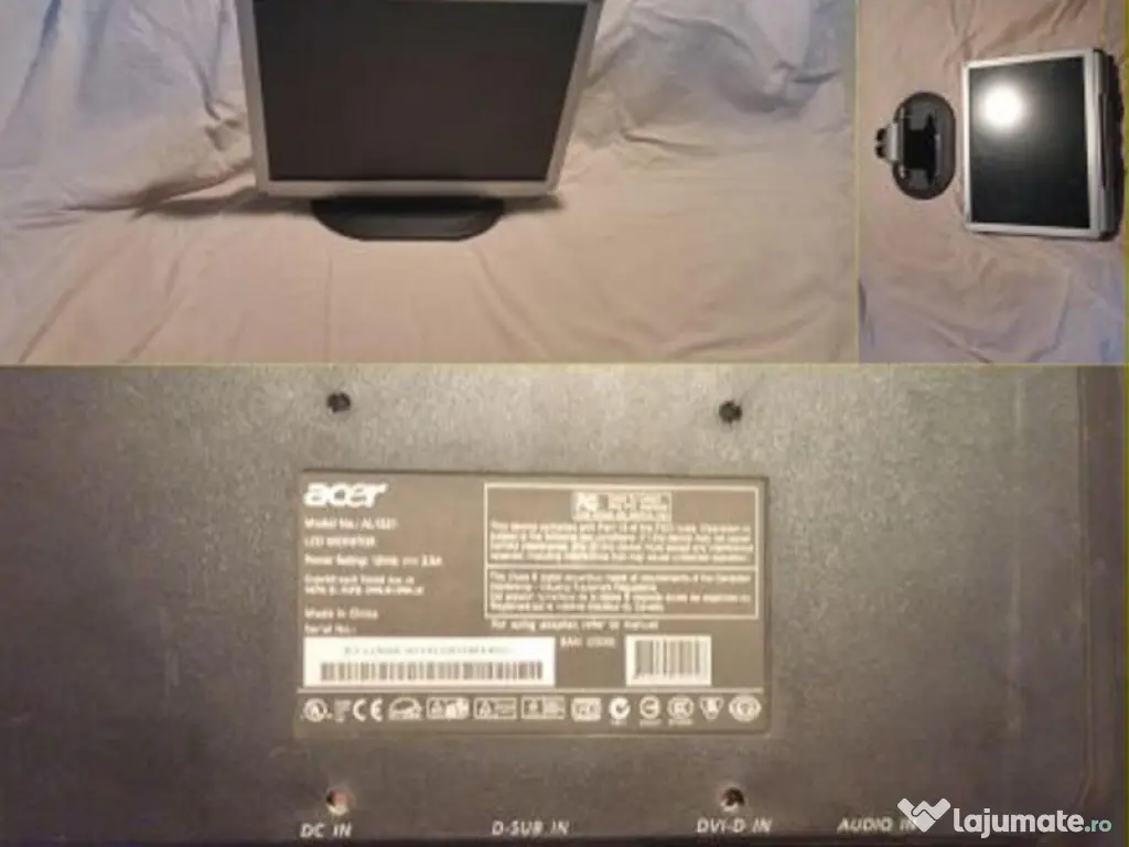 Monitor LCD Acer AL1921 la 12V