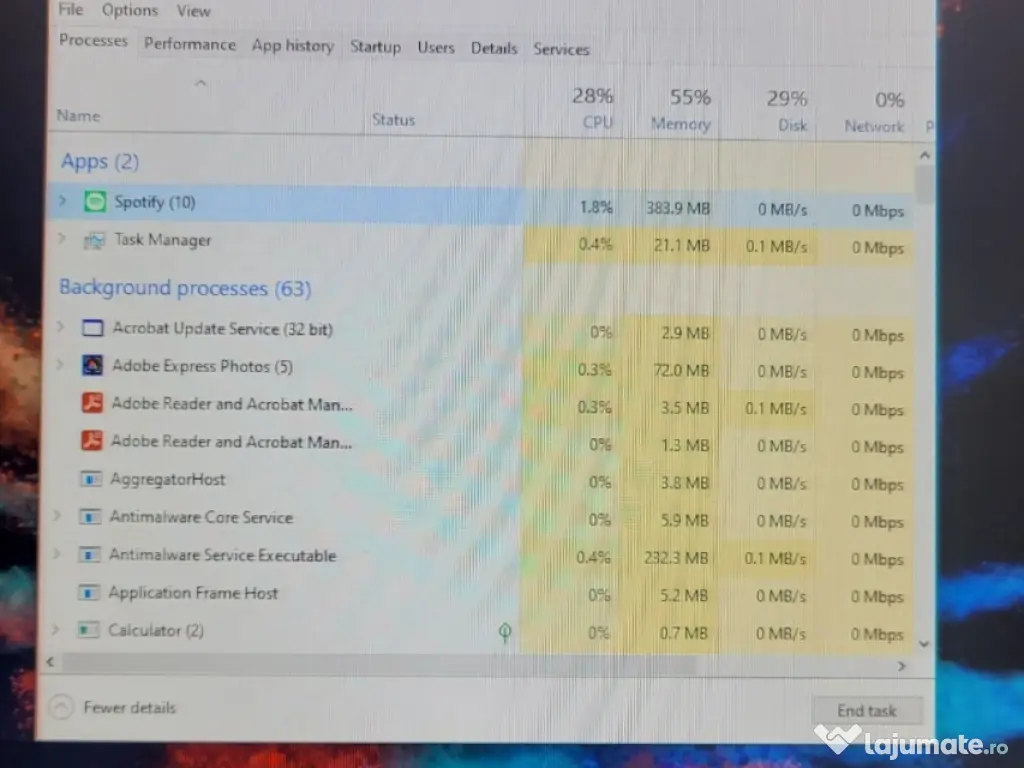 Vând Unitate Slim HP rp5800 