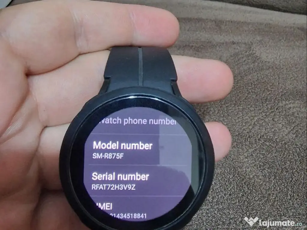 Ceas smartwatch Samsung Galaxy Watch4, 44mm, LTE, BLACK, watch 4 