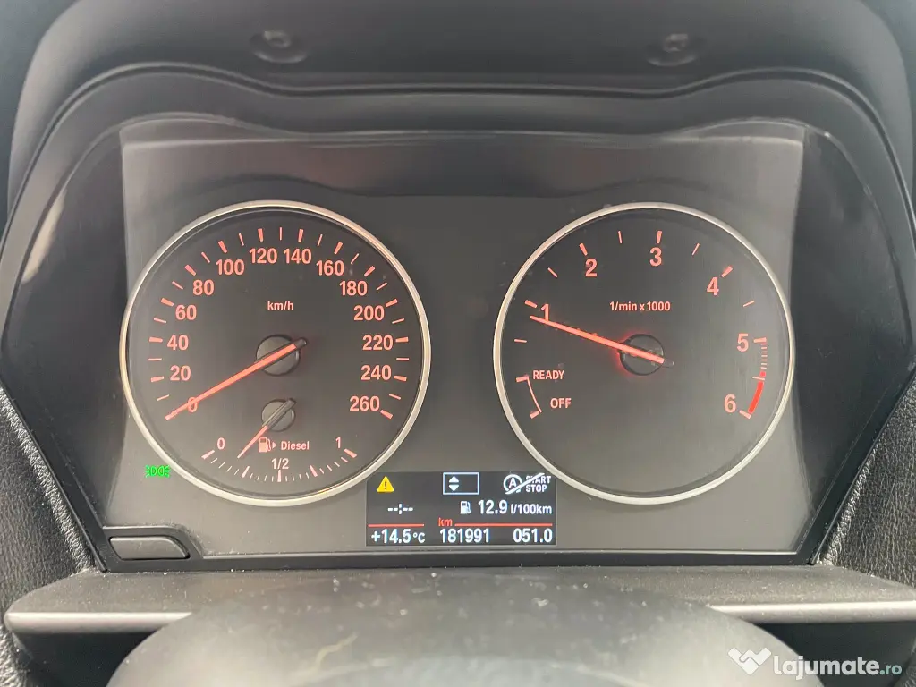 BMW 1er . 1,6 Diesel . 2014 . Rar+ITP . Garantie 12 luni . Buy-back . 