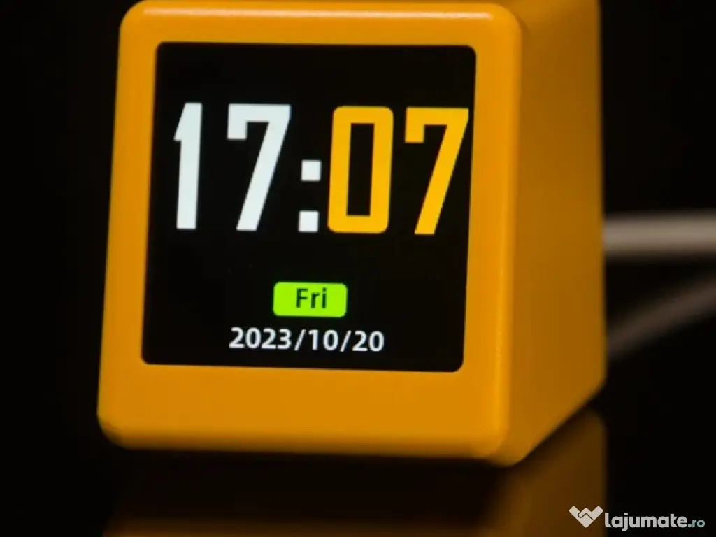 Statie meteo inteligenta , ceas , temperatura/umiditate conectare Wi-Fi