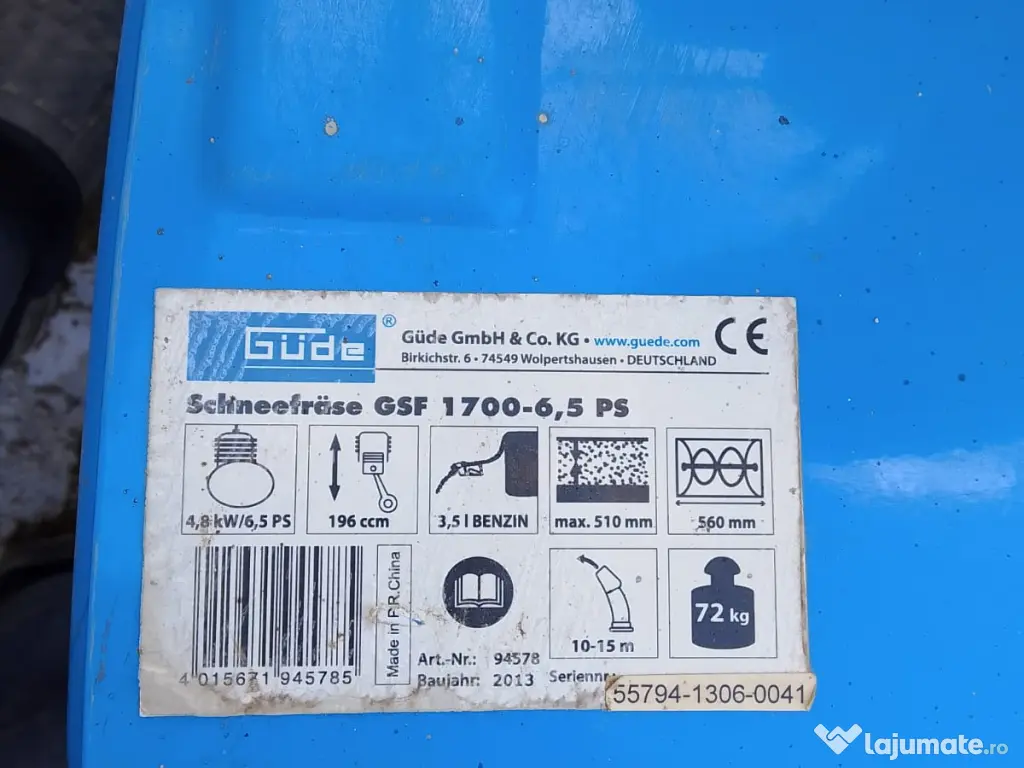 Vand freza pt zapada 