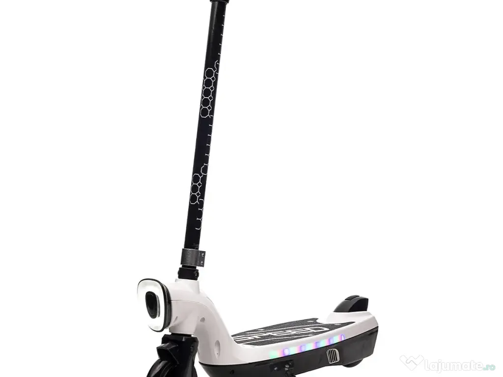 Trotineta electrica Kinderauto BJKL168, 45W, 12V 7Ah roti moi White