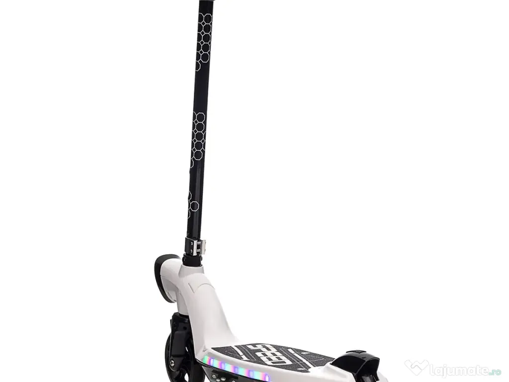 Trotineta electrica Kinderauto BJKL168, 45W, 12V 7Ah roti moi White