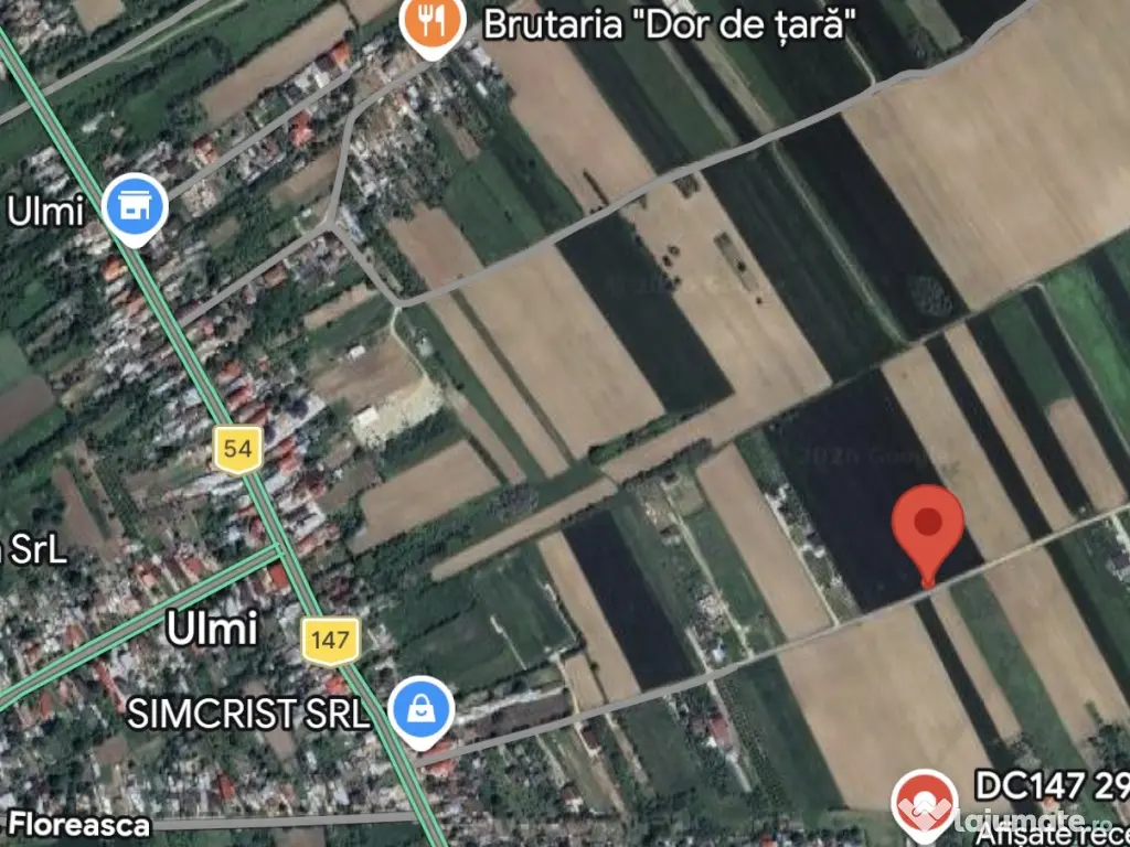 Teren intravilan case 10.000 mp, Str Sportului, Ulmi