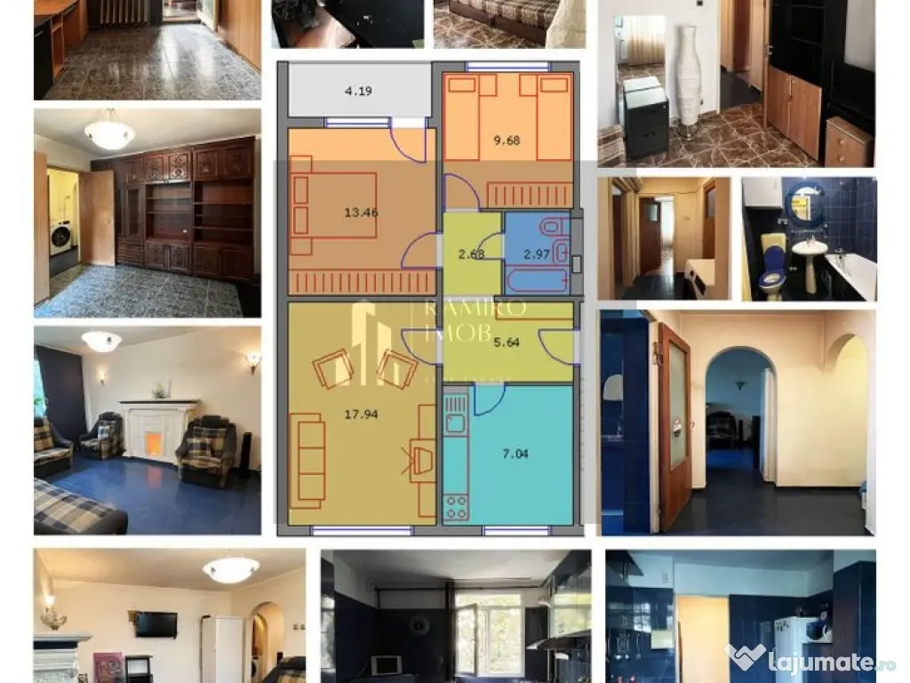 Apartament 3 camere Decomandat Brancoveanu 