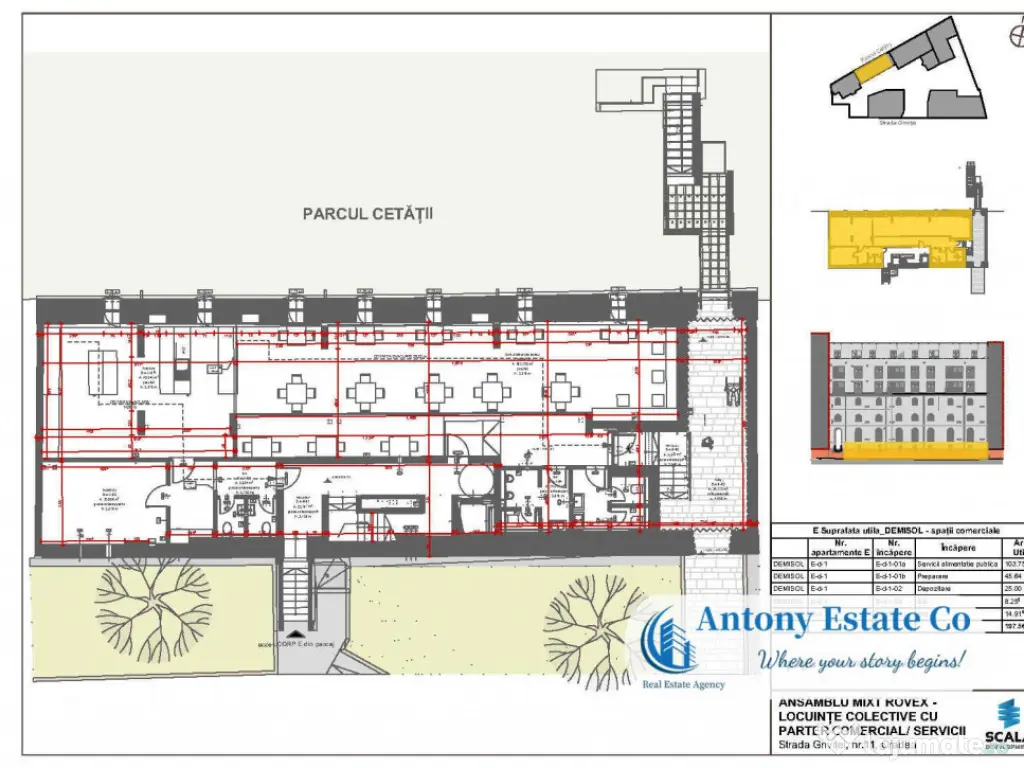 Spatii comerciale in ansamblul Scala Cetate - Oradea