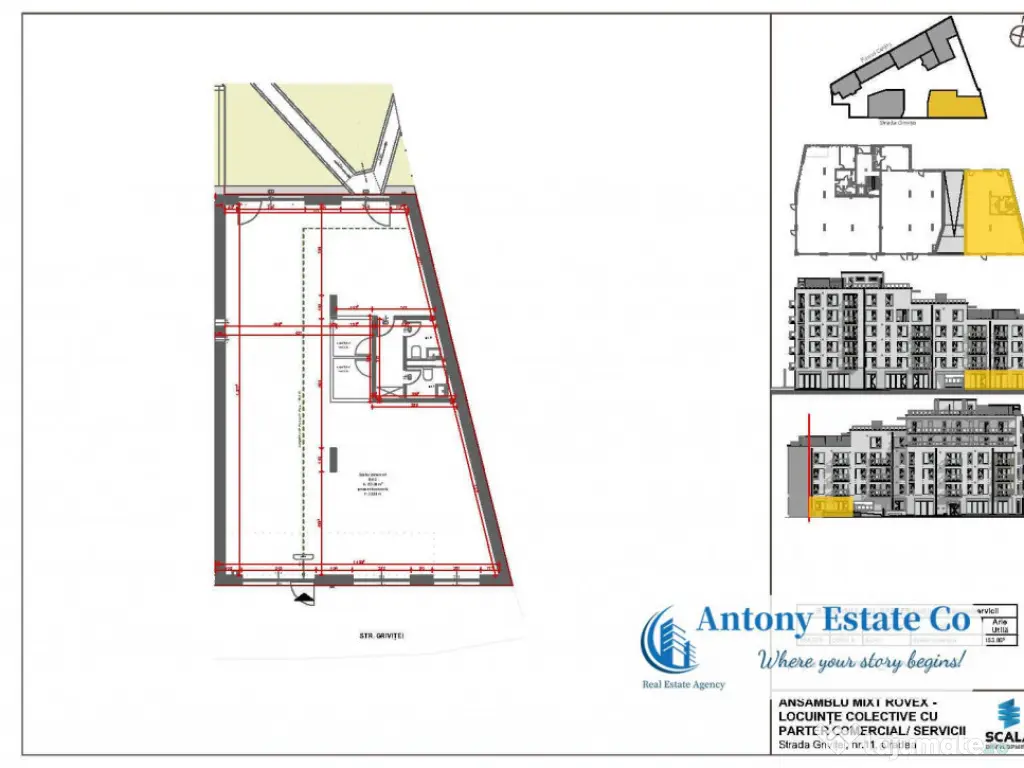Spatii comerciale in ansamblul Scala Cetate - Oradea