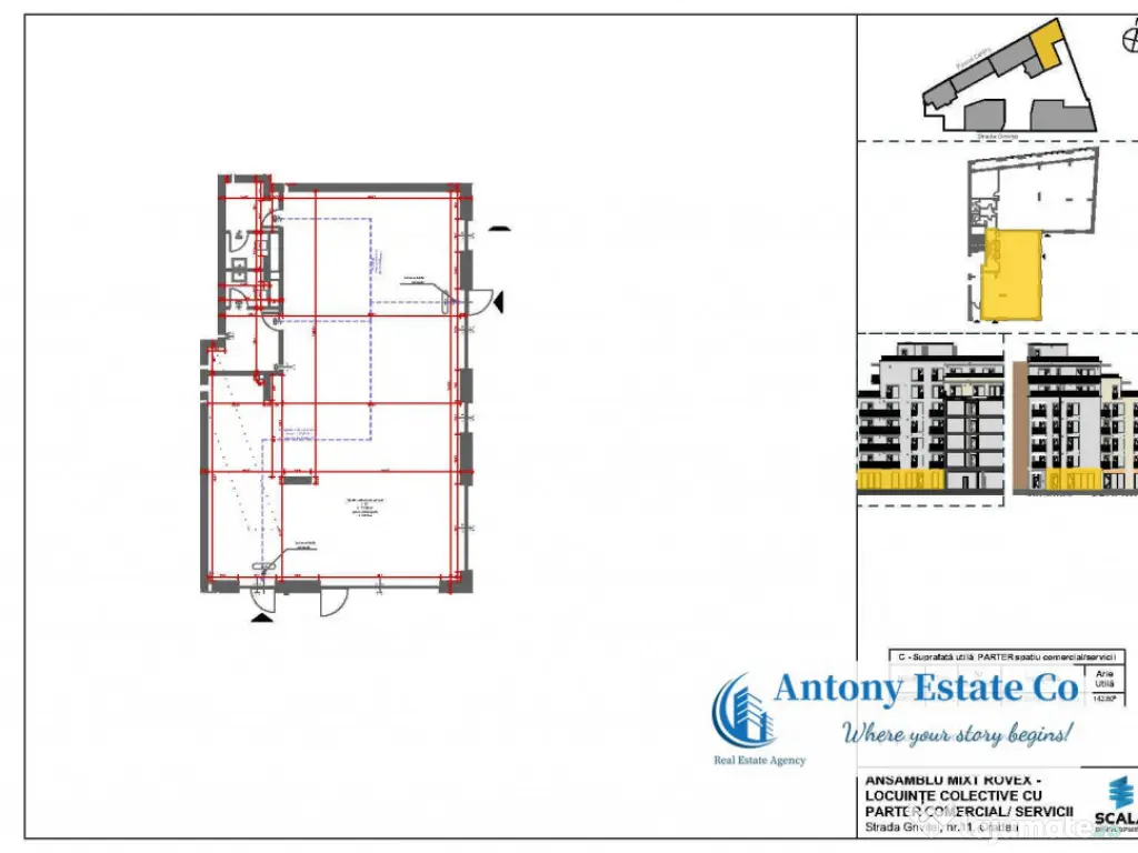 Spatii comerciale in ansamblul Scala Cetate - Oradea
