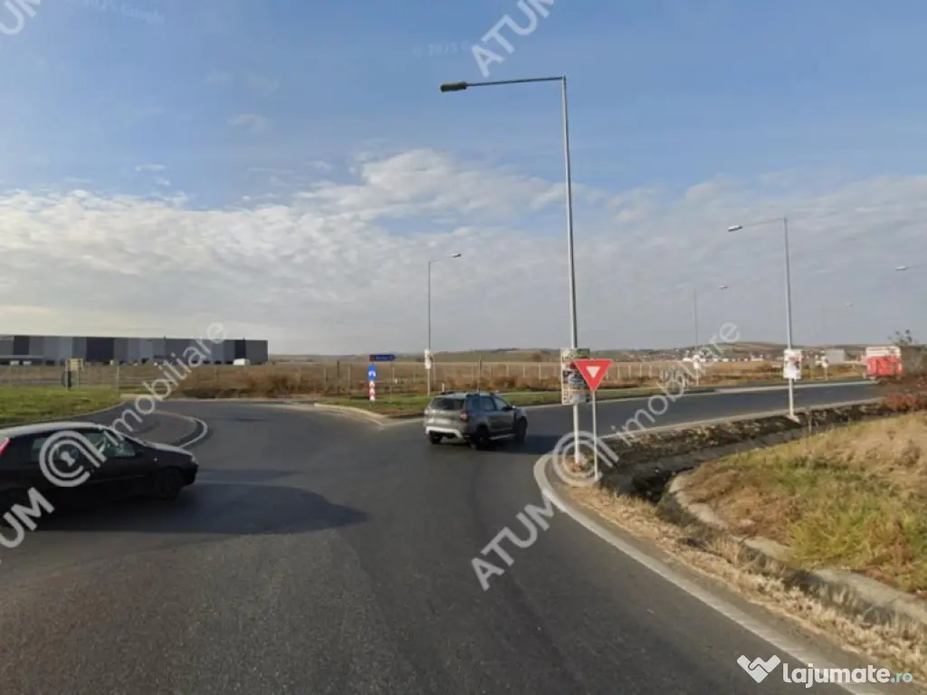 Teren intravilan industrial cu PUZ 19100 mp zona Hornbach di 