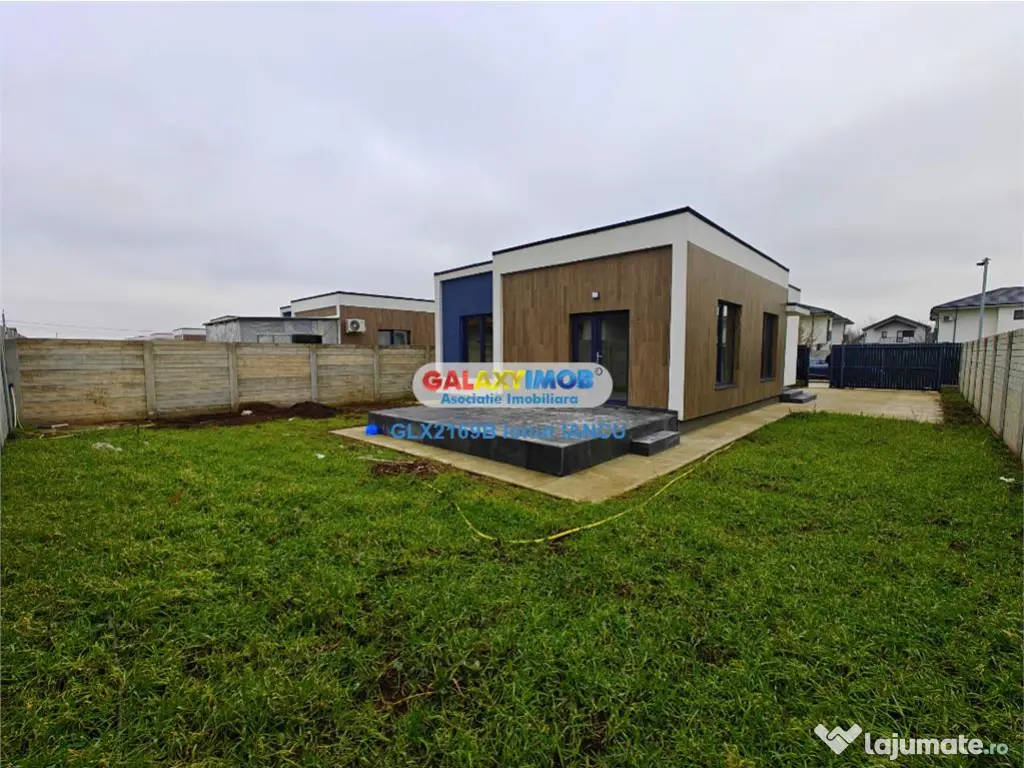 Casa Singulara Parter 4 camere Tunari Stil Mediteranean 