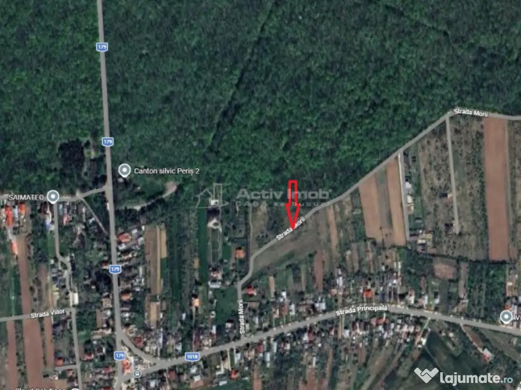 Teren Intravilan Peris, 1400 mp, langa Padure 