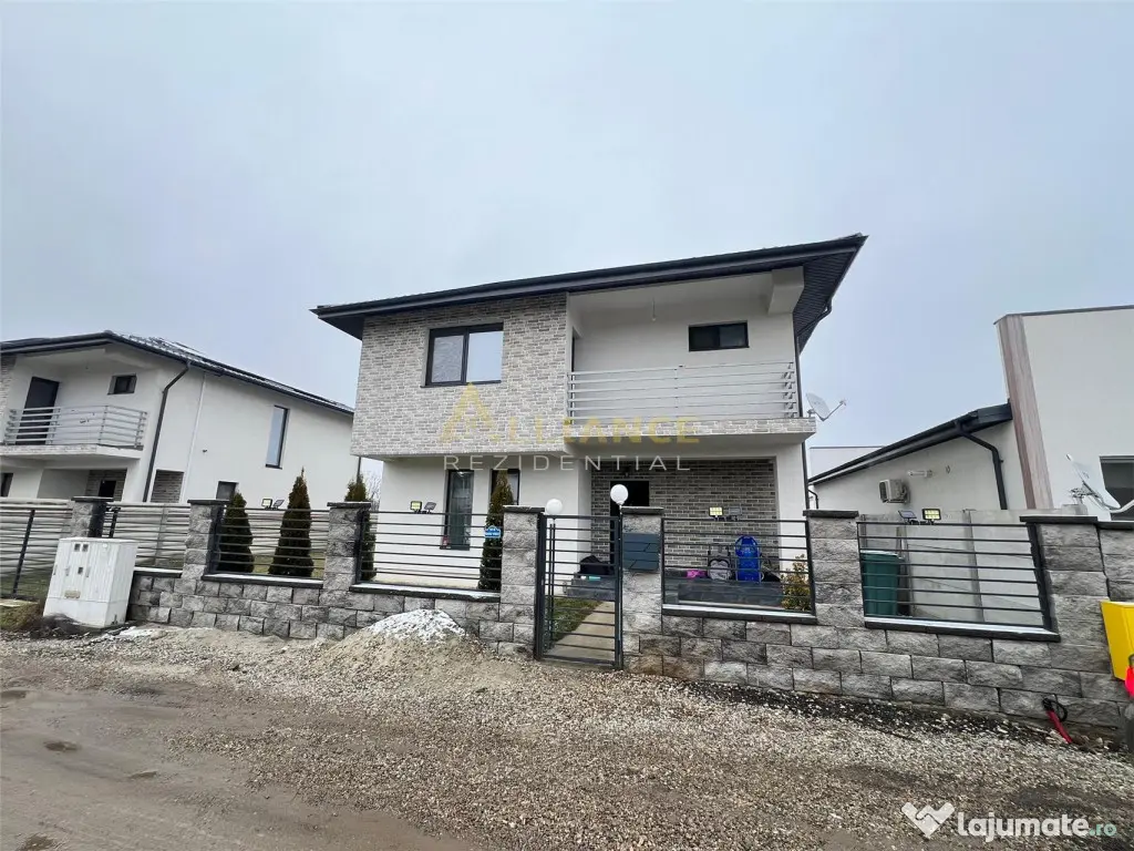 Vila individuala -4 camere -mobilata si utilata -teren 520mp