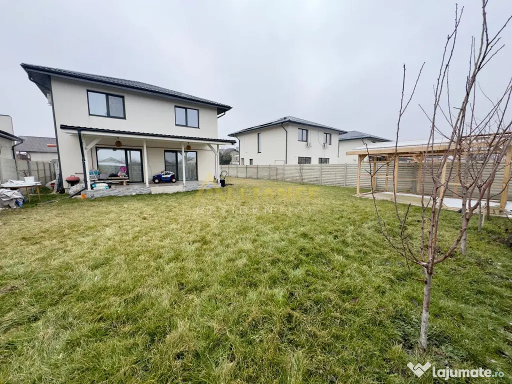 Vila individuala -4 camere -mobilata si utilata -teren 520mp