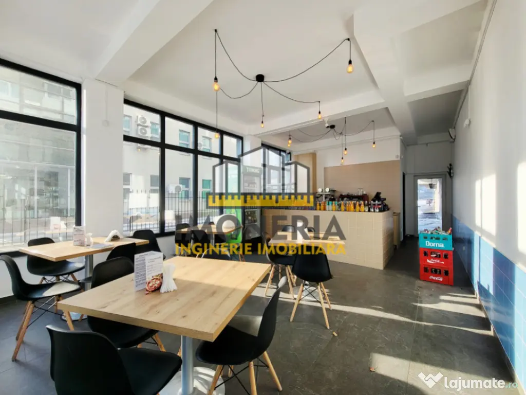 Cafe/pizzerie stradala-dotari full-100m metrou Mihai Bravu-p