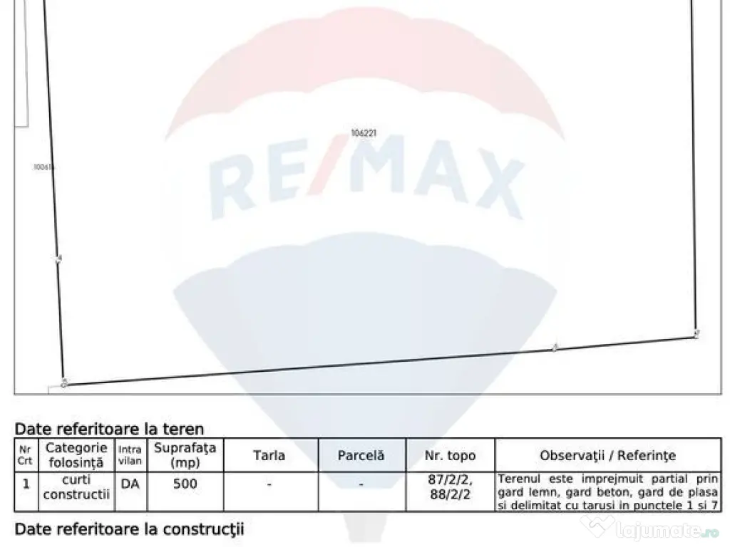 Teren 500mp Halchiu / Strada Parcului