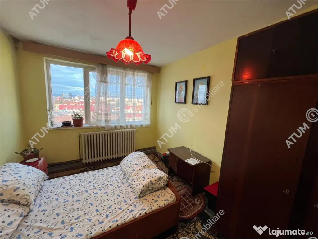 Apartament 3 camere decomandate balcon zona Rahovei din Sibi